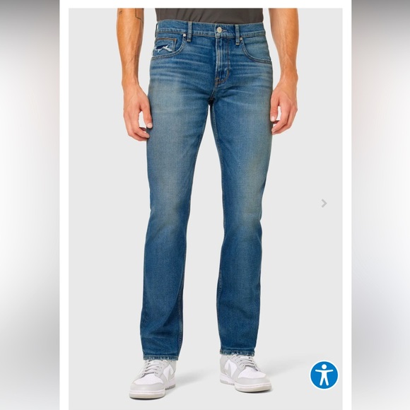 Hudson, new condition, Blake Slim Straight Jean, 34, zip fly, Unseen wash - Picture 11 of 11